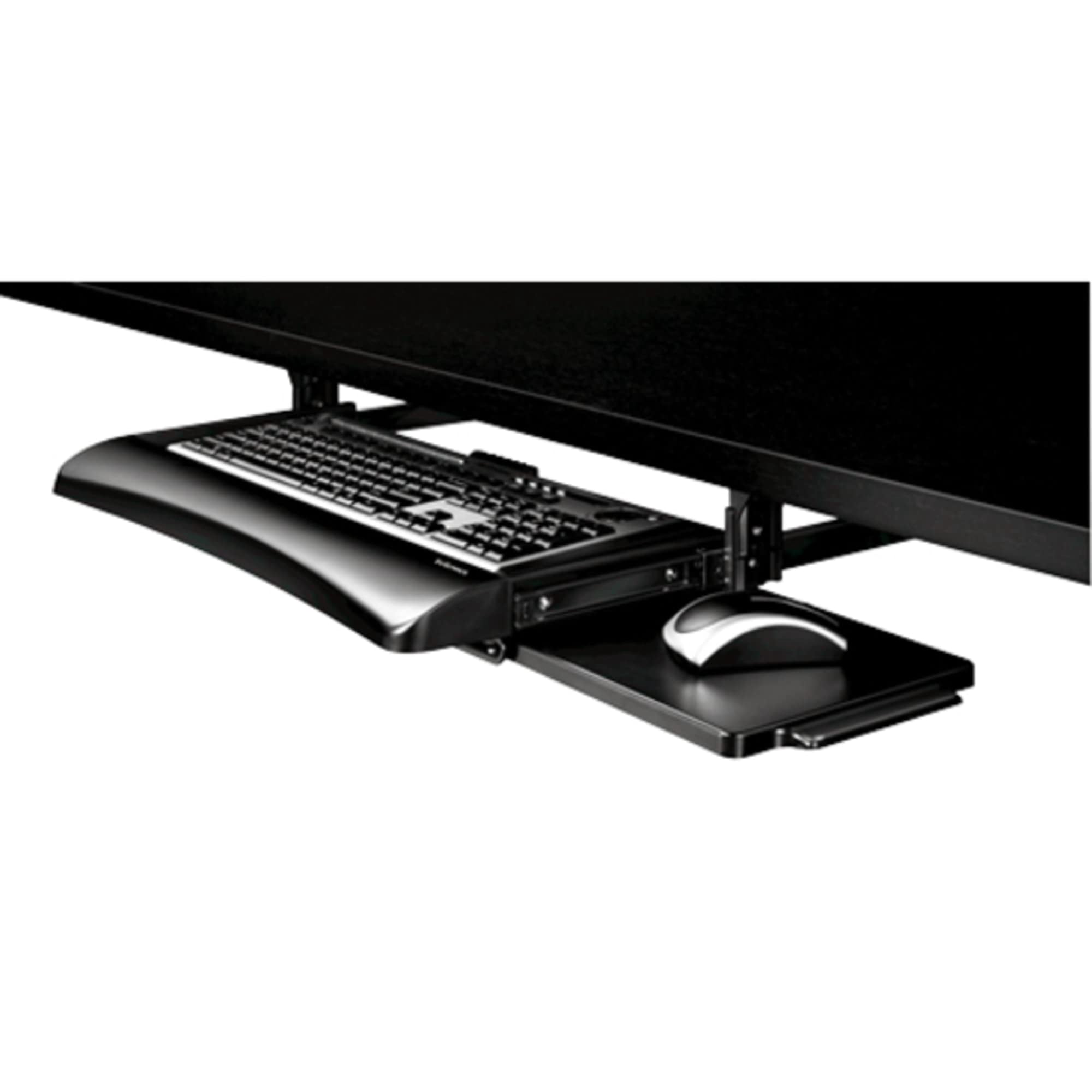 Fellowes Office Suites™ Underdesk Keyboard Drawer, Mount Type, with Accessories Included, Black