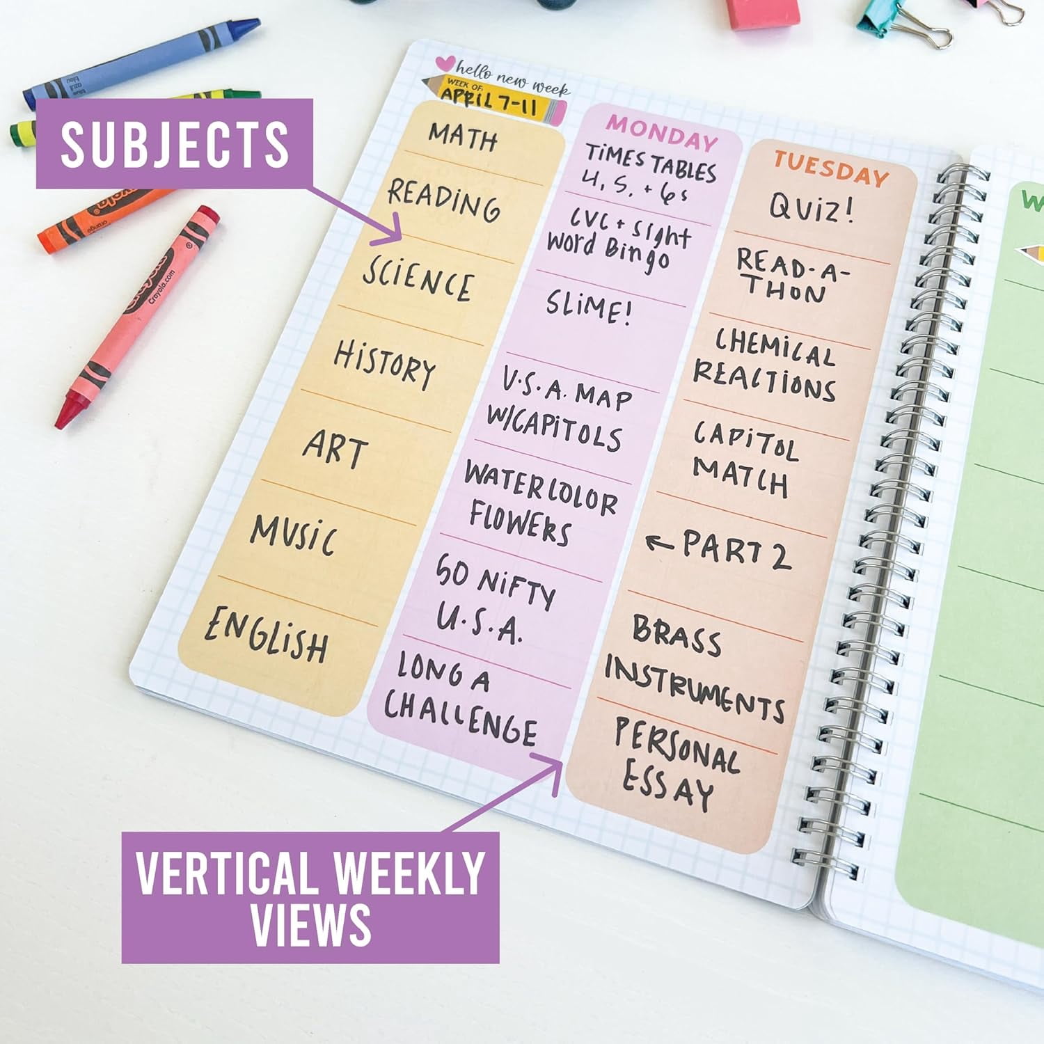 Teacher Planner 2025-2026 – Undated Lesson Planner Book with Stickers, Monthly & Weekly Pages, Student & Substitute Info – Boho Homeschool & Classroom Organizer