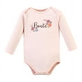 thumbnail image 3 of Hudson Baby Infant Girl Cotton Bodysuit and Pant Set, Bonita Long Sleeve, Preemie, 3 of 5