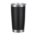 thumbnail image 1 of Taza de acero inoxidable rociada con plástico de 20 oz para automóvil, taza de cerveza para mantener el frío al vacío, taza de helado portátil para automóvil, 1 of 6