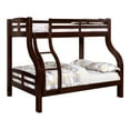 thumbnail image 3 of Furniture of America Sophia Wood Espresso Twin/Full Kids Bunk Bed, 3 of 4