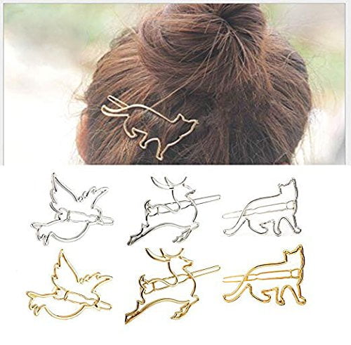 gold and silver hair accessories