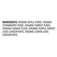 thumbnail image 5 of (12 pack) Parent's Choice Organic Stage 2 Baby Food Apple, Strawberry, Carrot & Quinoa, 4 oz Pouches, 4 Pack, 5 of 10