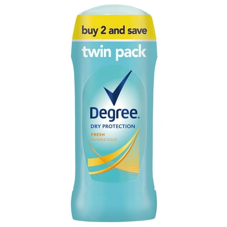 Degree Dry Protection Fresh Antiperspirant Deodorant, 2.6 oz, Twin (Best Odor Protection Deodorant)