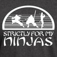 thumbnail image 3 of CafePress - Strictly For My Ninjas Dark T Shirt - Men's Classic Graphic Cotton T-Shirt, 3 of 4