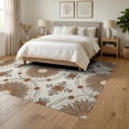 thumbnail image 3 of ODIKA Stylized Celestial Motif With Mirrored Flower Scatter Accents for Queen Size Bedroom, Under Bed, Master Suite, Foldable Easy Care, 3 of 7