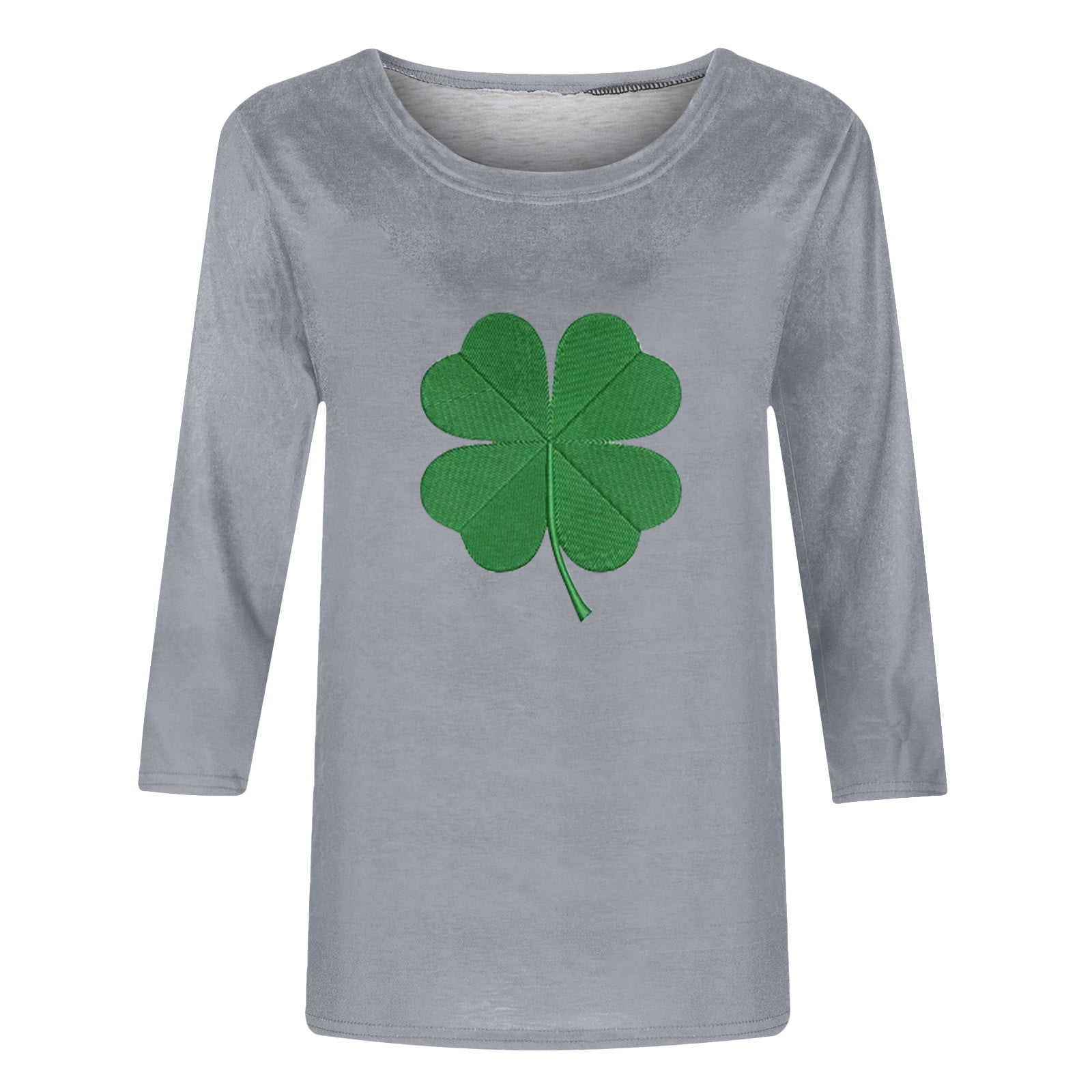 VEKDONE Casual Sweatshirts for Women 2024 Clearance Irish Clover Graphic  St. Patrick's Day Pullover Tops Casual Long Sleeve Crewneck Loose Fit  Blouse A Green XL 