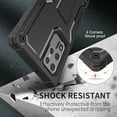 thumbnail image 6 of FITO For Samsung Galaxy S22 Ultra Case, Full-Body Phone Case with Kickstand (Black), 6 of 8