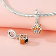 thumbnail image 2 of Jeffery Charms for Women Bracelet Necklace 925 Silver Christmas gingerbread man, cane candy, Snowman flower wreath Pendants,Christmas Candy House,Christmas, 2 of 5