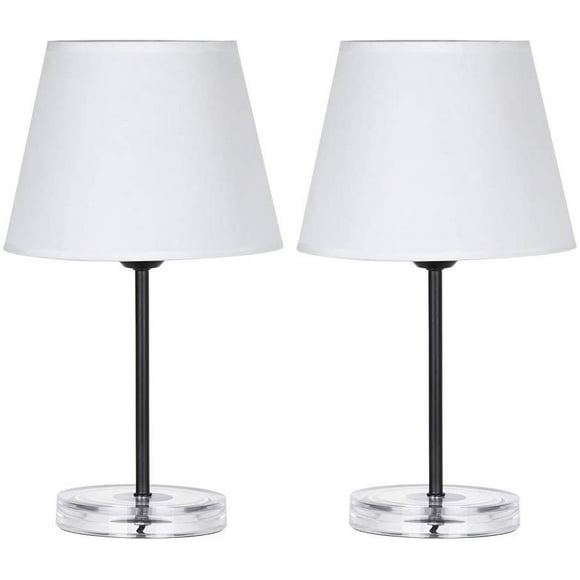 Modern Set of 2 Bedroom Living Room Office Table Desk Beside Lamp Light