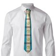 thumbnail image 2 of Men'S Guatemala Flag Proud Guatemalan Vintage Tie Fashion Causal Printed Necktie, 2 of 7