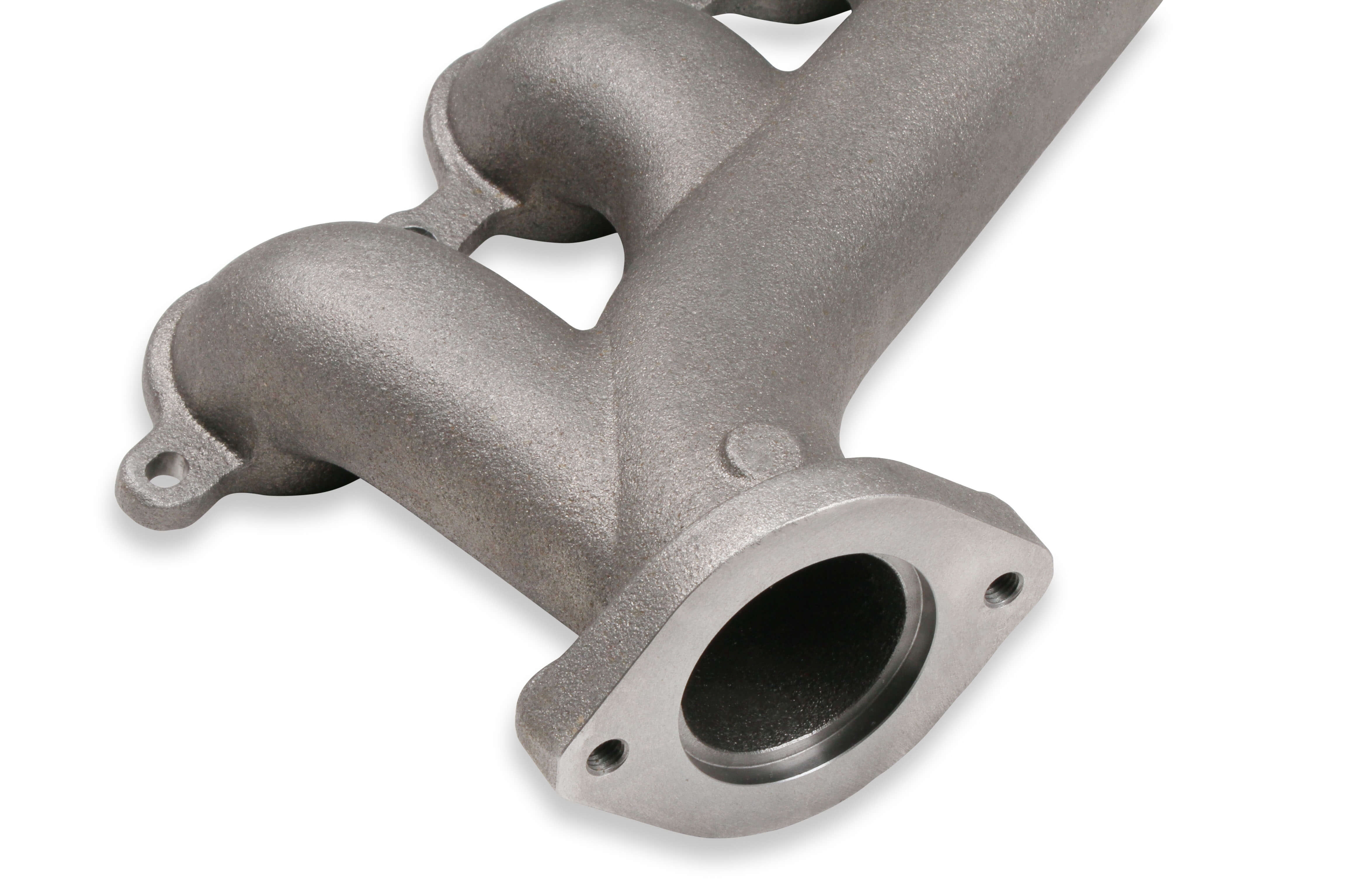 Super Shops LS Cast-Iron Exhaust Manifolds - Natural "As-Cast" Finish - Pair