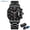 Coffee, variant on New Fashion Stainless Steel Mens Watches Top Brand Luxury Waterproof Quartz Watch Men Date Dial Sport Chronograph