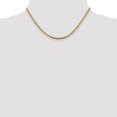 thumbnail image 2 of Auriga 14k Tri-Color Gold 2.75mm Valentino Chain Necklace for Women 16", 2 of 7