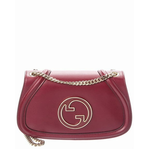 Gucci Blondie Medium Leather Shoulder Bag, Red