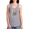 thumbnail image 1 of Majestic Butterfly Iii. Racerback Tank Women -Lily Liama Designs, Female Medium, 1 of 4
