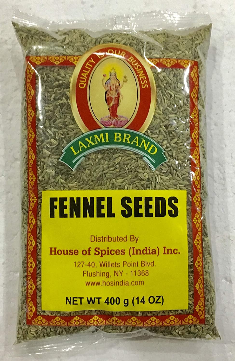 LAXMI Fennel Seeds - 400 Grams (14oz)