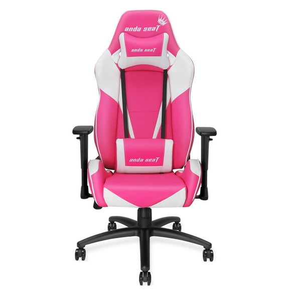 Andaseat Chaise de jeu Pretty In Pink - Blanc / Rose (AD7-02-PW-PV)