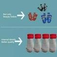 thumbnail image 4 of Pet Boots Rainproof Shoes for Small to Medium Cats and Dogs | Breathable Socks with Adjustable Covers and - Soles Ideal Indoor Outdoor Use 4PCS, 4 of 8