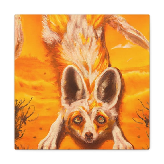 Fennec Fox Regality - Canvas