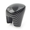 thumbnail image 3 of Furulu Gear Shift Knob Cap Cover Trim For 2018-23 Honda Accord Carbon Fiber Texture ABS, 3 of 5