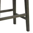 thumbnail image 4 of Benjara  25 in. Ani Counter Stool with Soft Faux Leather Saddle Seat - Gray - Set of 2, 4 of 5