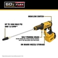 thumbnail image 2 of DEWALT FLEXVOLT 60V MAX 1000 PSI 1.0 GPM Cold Water Cordless Battery Power Cleaner (Tool Only), 2 of 4