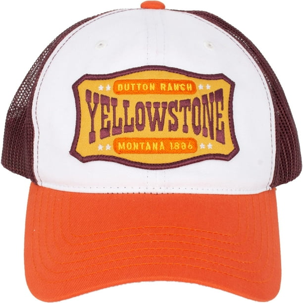 Gorra Trucker Concept One Yellowstone Naranja Snapback