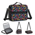 thumbnail image 5 of Game Controller Black Pattern Insulated Lunch Bag with Shoulder Strap and Bottle Holder,Bento School Lunch Bag Box,11x9.5x3.5 Inches, 5 of 5