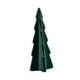 thumbnail image 5 of Estatua de cerámica artificial para centro de mesa de árbol de Navidad flocado Verde, 5 of 9