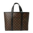 thumbnail image 2 of Pre-Owned LOUIS VUITTON Monogram Macassar Weekend Tote PM 2-Way Brown/Noir M45734..., 2 of 11