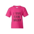 thumbnail image 1 of MmF - Big Girls T-Shirts and Tank Tops, up to Big Girls Size 24 - I Speak Fluent Sarcasm, 1 of 5