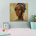 thumbnail image 4 of Epic Graffiti 'African Face II' by Silvia Vassileva, Canvas Wall Art, 12"x12", 4 of 8