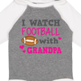 thumbnail image 4 of Inktastic I Watch Football with My Grandpa Girls Long Sleeve Baby Bodysuit, 4 of 5