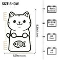 thumbnail image 2 of FORMRS 1-Subject Spiral Notebook 8" x 5" College Ruled 60 Refillable Sheet A5 Hard Cover, 2 Pack, Cute Chubby Cat, 2 of 7