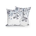 thumbnail image 7 of Waterproof Outdoor Throw Pillows with Inserts 18"x18" Set of 2, Navy Blue Leaves Soft Decorative Pillowcases for Couch Bedroom, Summer Botanical Pillow Covers for Sofa Living Room, 7 of 7