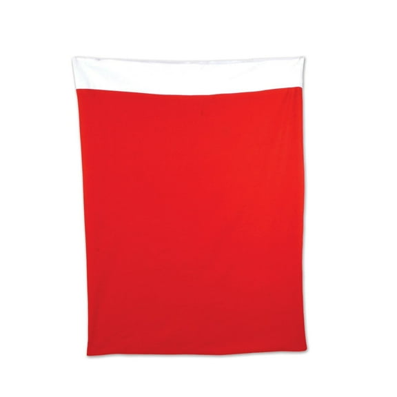 12 Pack Beistle Christmas Plush Santa Gift Sack