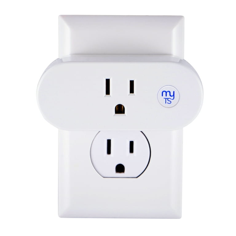 myTouchSmart Wi-Fi Smart Light Switch Indoor Plug-In Outlet, No Hub  Required, 39844 