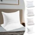 thumbnail image 1 of Sentmoon Pillows for Bed Pillow 2pcs Satin Stripe Pillow Core Home Use Pillow Core Multisleeping Position Pillow Core Various Sleeping Position Pillow Core, 1 of 8