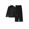 thumbnail image 3 of MINTREUS Women's Pajama Sets Knit Long Sleeve Button Down Pjs Soft Sleepwear Lounge Sets with Pockets, 3 of 9