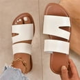 thumbnail image 6 of Mostsola Slippers for Women Lightweight Soft Slide Sandals Casual Flats Summer Beach Shoes, 6 of 6
