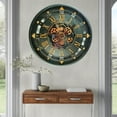 thumbnail image 5 of THE GEARS CLOCK Wall Clock with Real Moving Gears BE-LI_ 26 in Round Black, 5 of 11