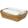 thumbnail image 3 of Kouboo La Jolla Oblong Rattan Storage & Shelf Basket, Handles For Shelves, Organizing, Wicker Baskets For Storage, Honey Brown, 3 of 4