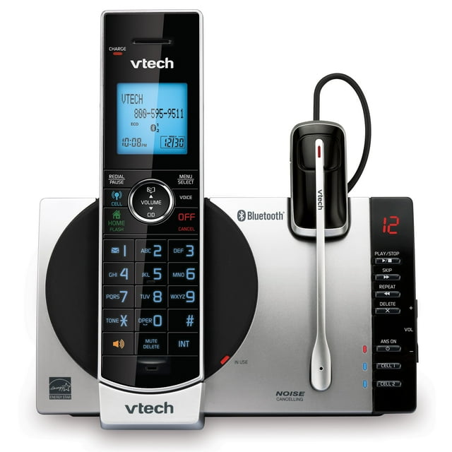 Teléfono inalámbrico VTech DS6771-2 con contestador automático Bluetooth