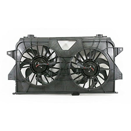 Dual Radiator and Condenser Fan Assembly - Pacific Best Inc For/Fit CH3115145 05-07 Dodge Caravan Chrysler Town & Country