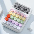 thumbnail image 1 of Colorful Mechanical Keyboard Calculator, Stable Typing Keypad with Scientific Functions for Office, ABS Material, 1 of 7