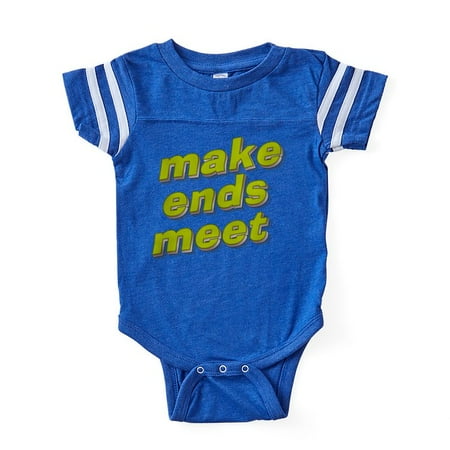 

CafePress - Make Ends Meet - Cute Infant Baby Football Bodysuit