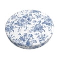 thumbnail image 2 of Lsque Rose Flowers Round Bar chair cushion covers Velvet Fabric Premium Comfort Protects from Scratches and Stains for 14-17 Inch Chair- 14 inch, 2 of 7