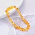 thumbnail image 5 of Natural amber baby bracelet infant children diy irregular Amber bracelet jewelry-style：Fire amber；, 5 of 5
