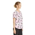 thumbnail image 5 of Disney Mickey Love Surrounds Women’s V-Neck Scrub Top, 5 of 7